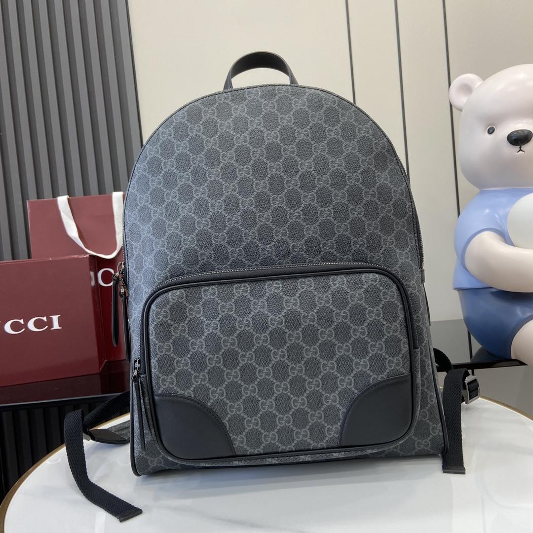 Gucci GG Emblem Medium Backpack  - PerfectKickZ