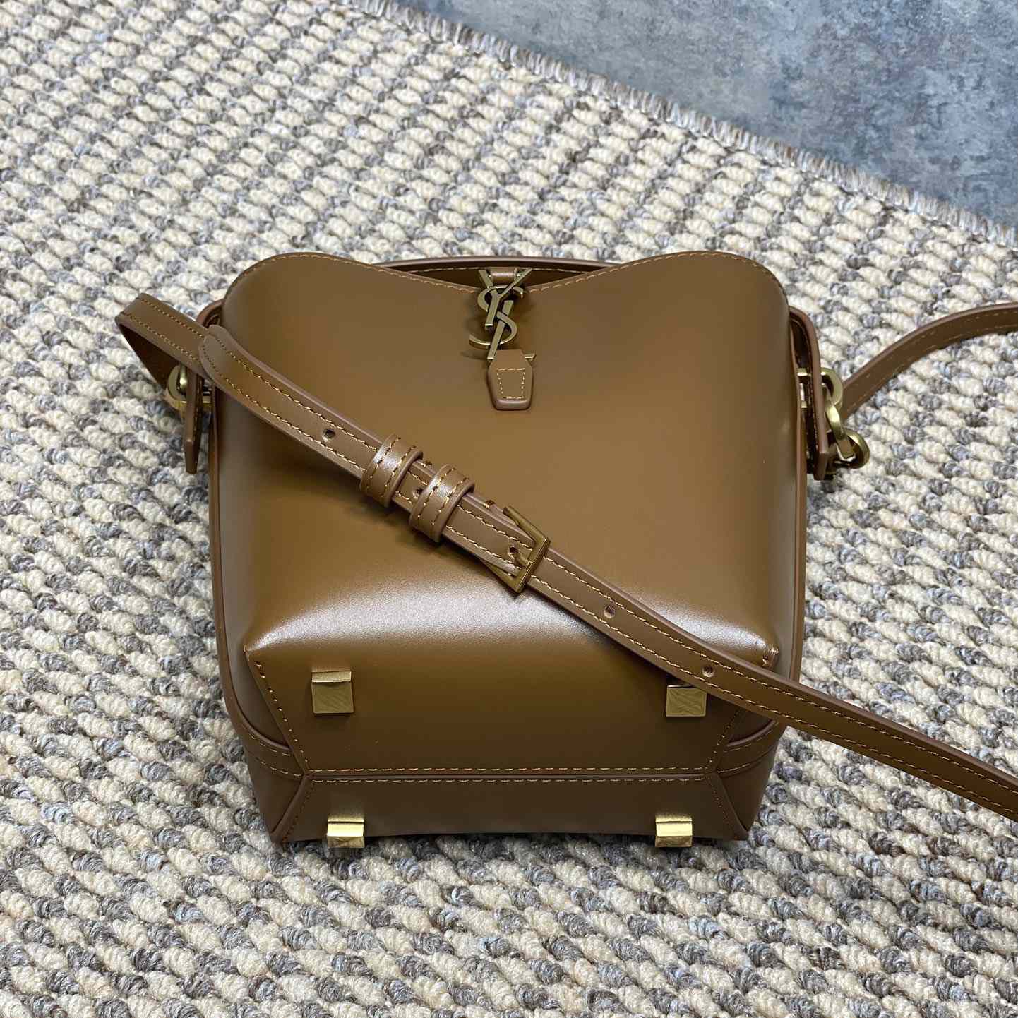 Saint Laurent Le 37 Mini In Shiny Leather - PerfectKickZ