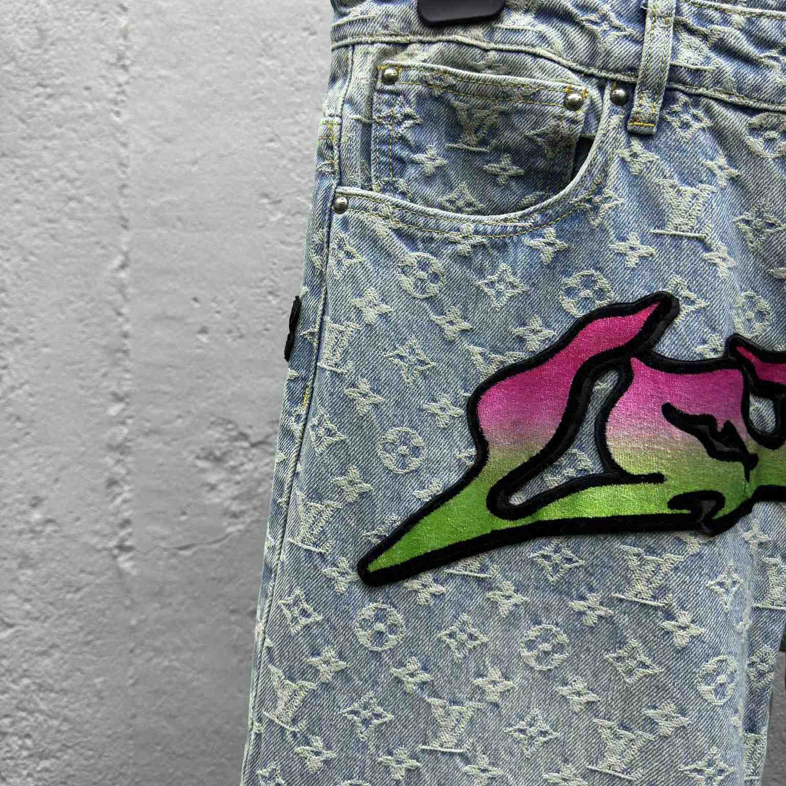 Louis Vuitton Baggy Denim Pants - PerfectKickZ