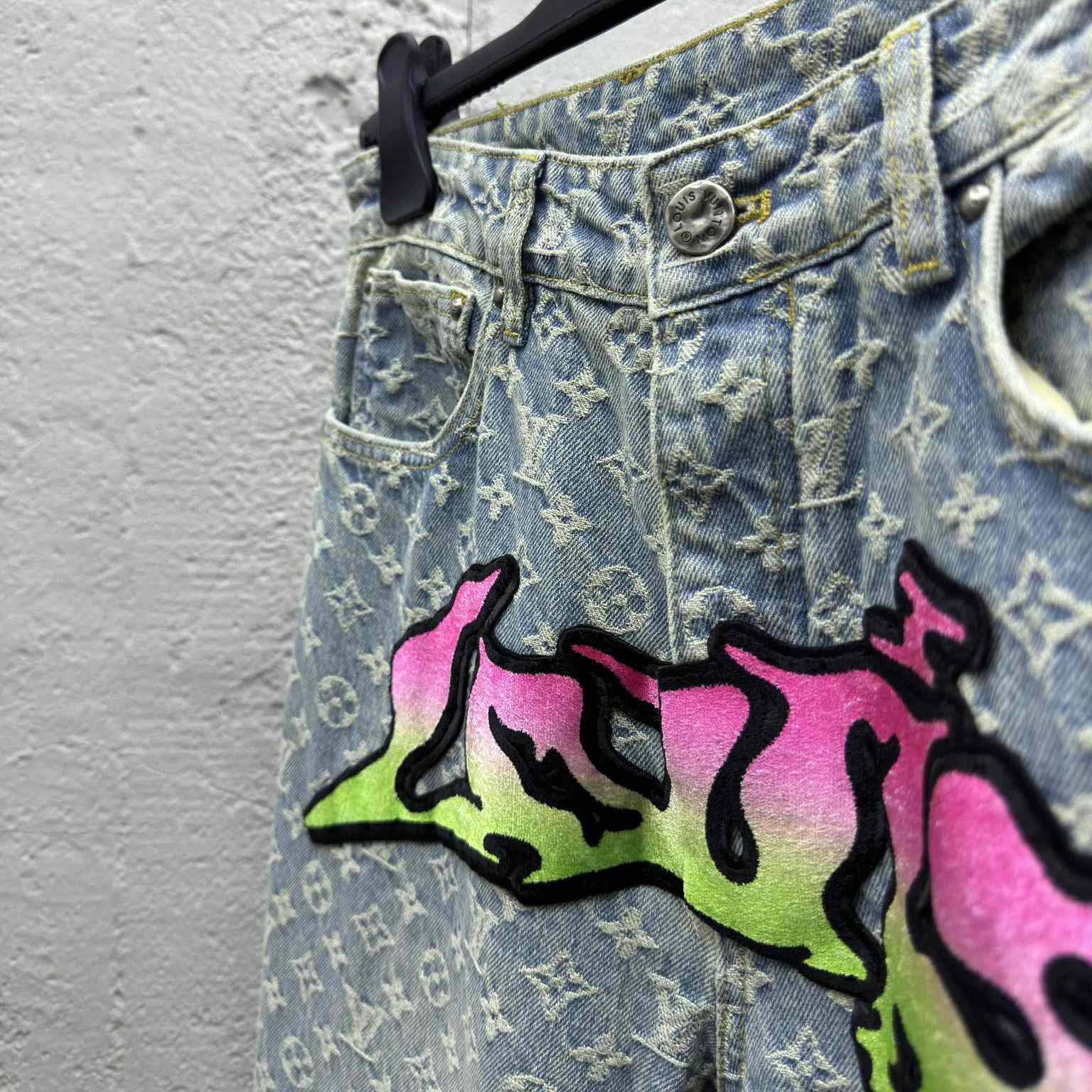 Louis Vuitton Baggy Denim Pants - PerfectKickZ