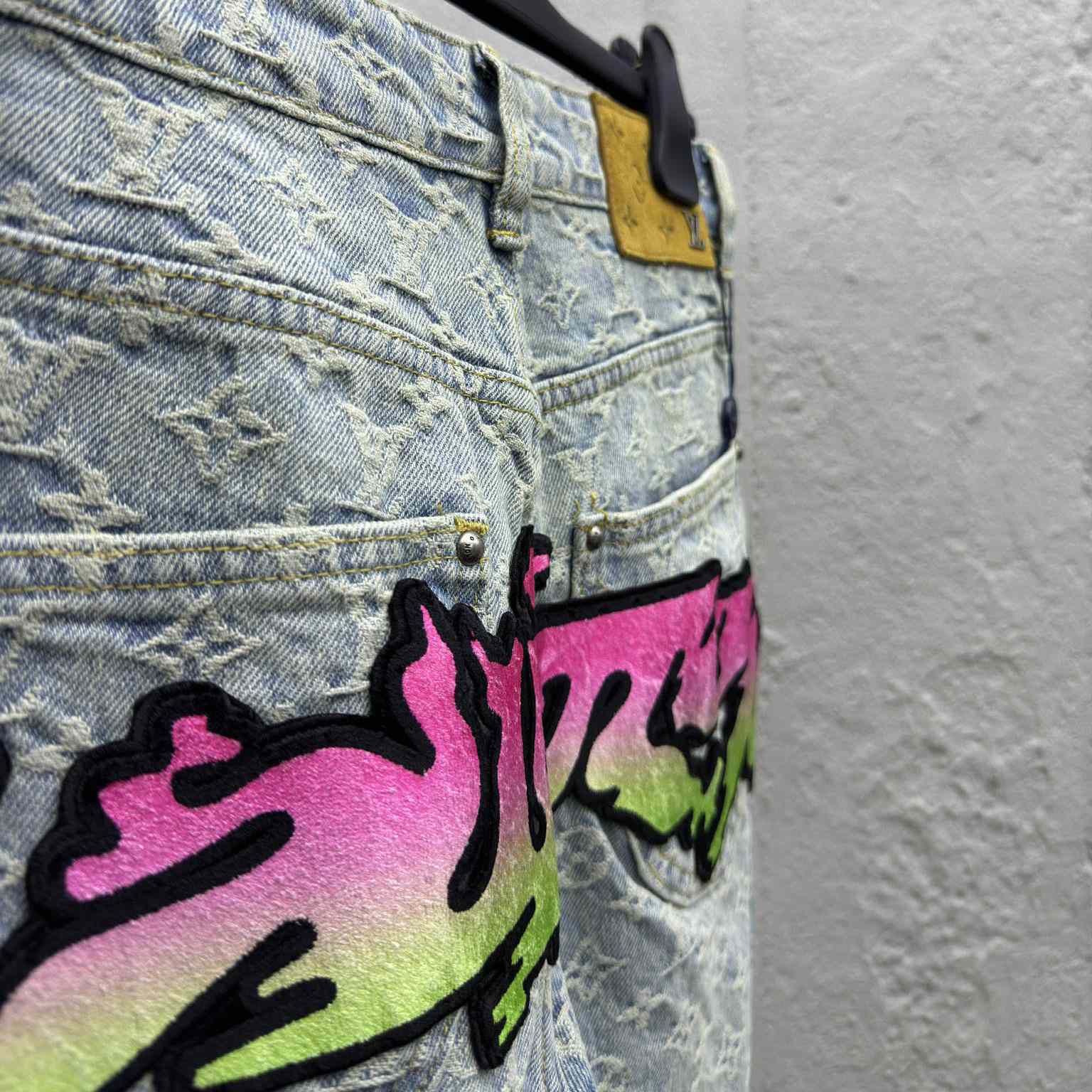 Louis Vuitton Baggy Denim Pants - PerfectKickZ