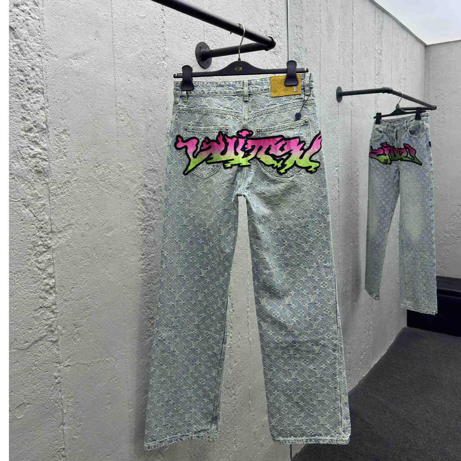 Louis Vuitton Baggy Denim Pants - PerfectKickZ