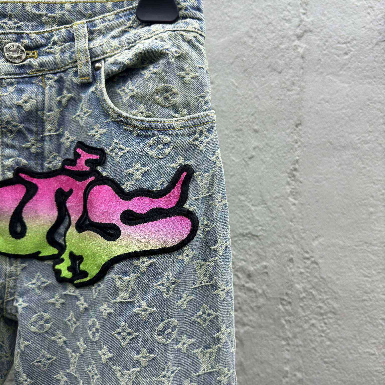 Louis Vuitton Baggy Denim Pants - PerfectKickZ