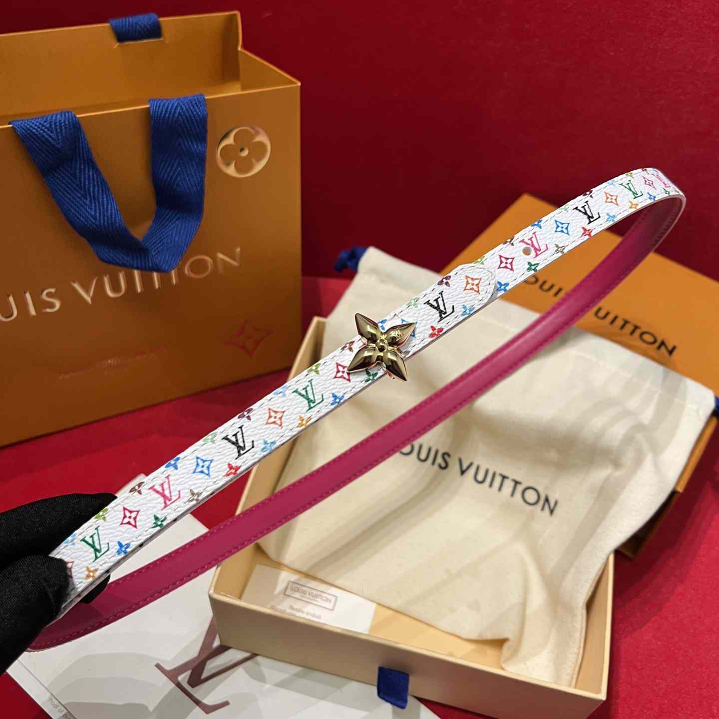 Louis Vuitton LV x TM LV D-Ring 15mm Belt    - PerfectKickZ
