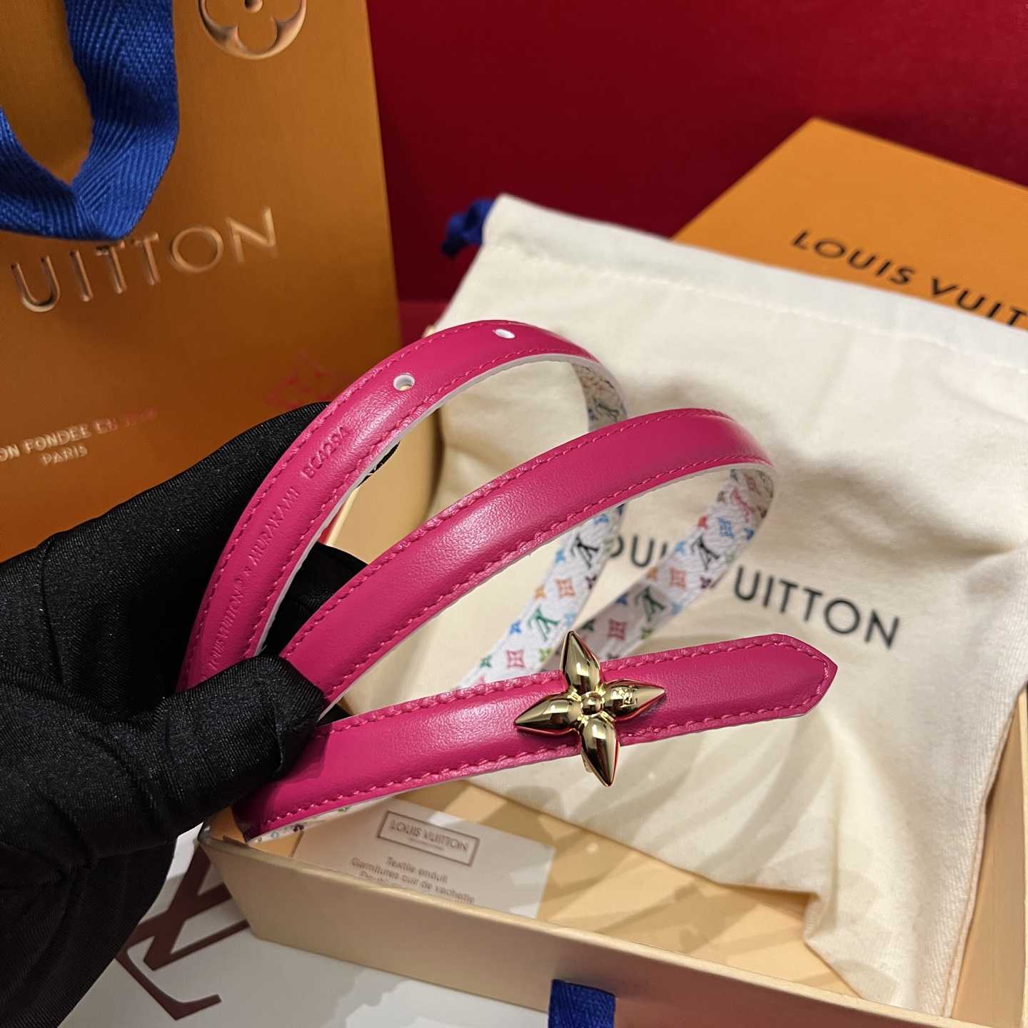 Louis Vuitton LV x TM LV D-Ring 15mm Belt    - PerfectKickZ