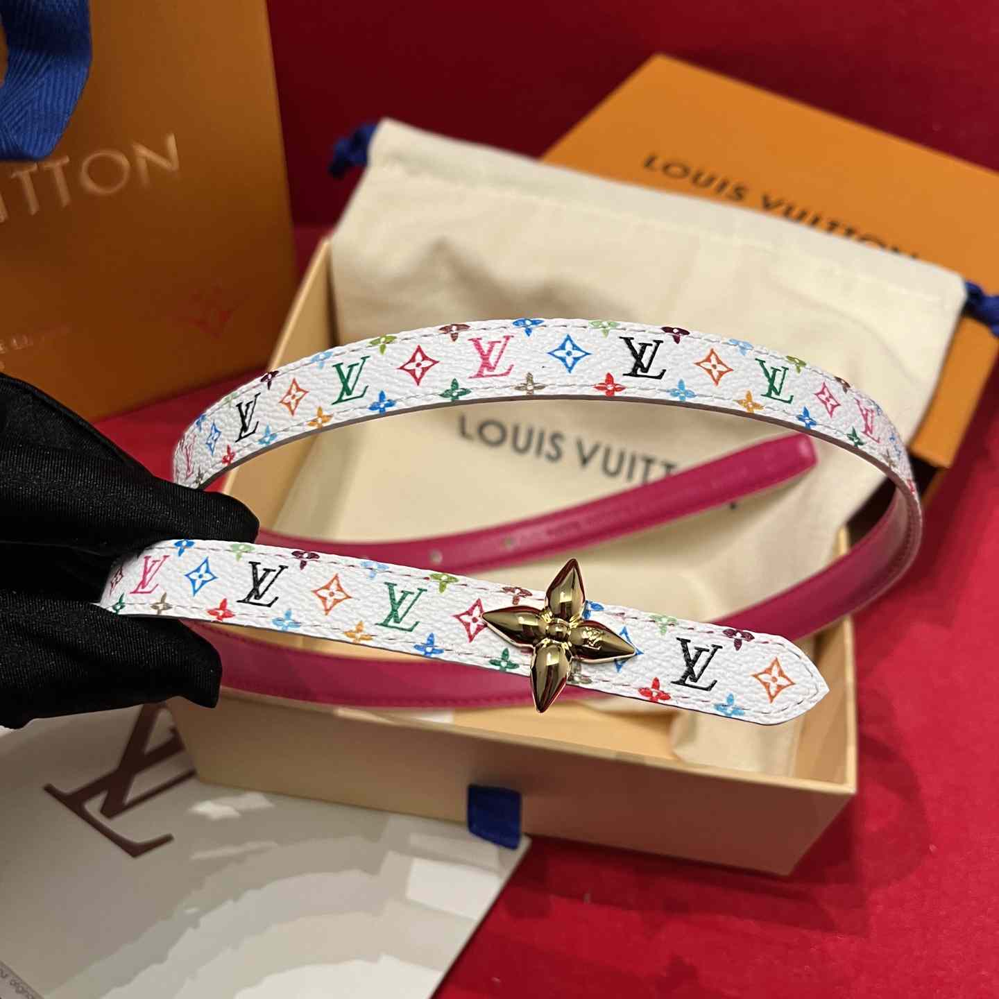 Louis Vuitton LV x TM LV D-Ring 15mm Belt    - PerfectKickZ