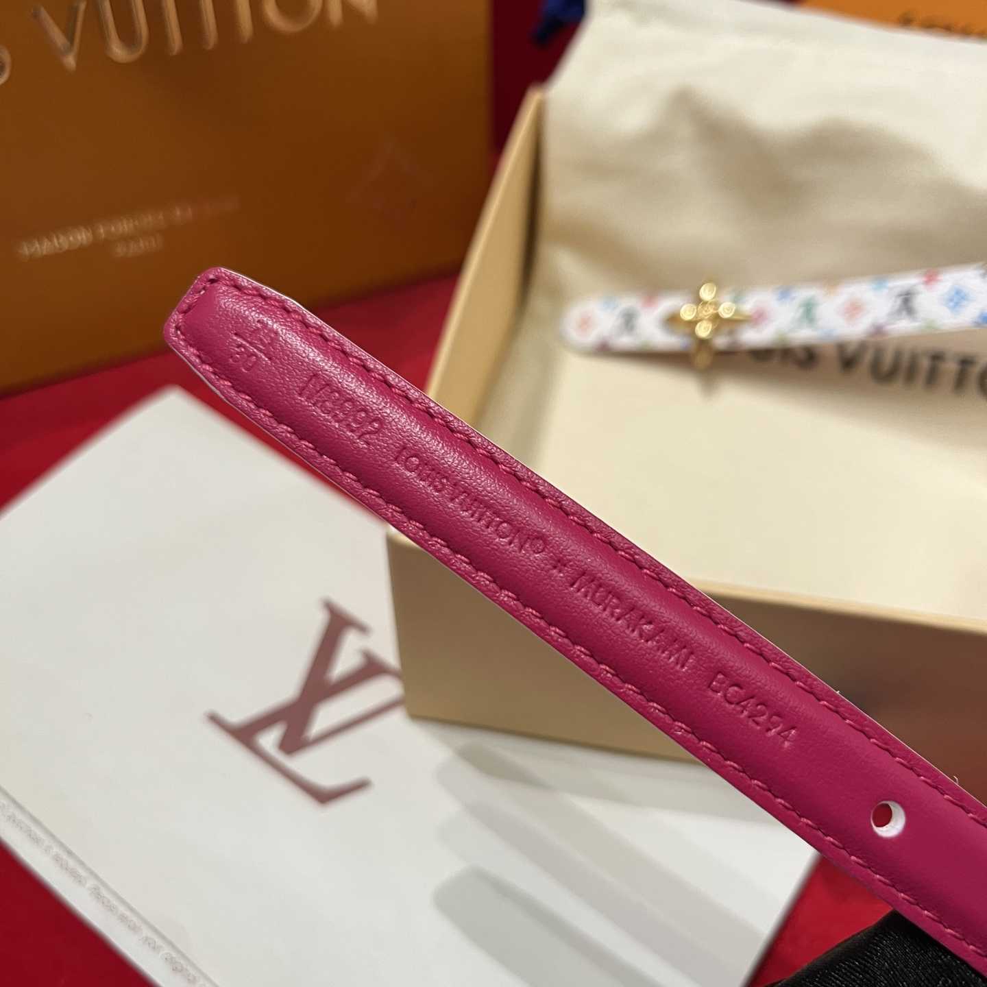 Louis Vuitton LV x TM LV D-Ring 15mm Belt    - PerfectKickZ