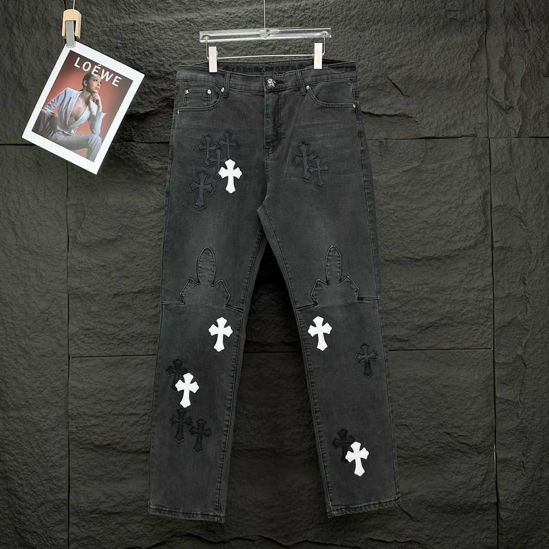 Chrome Hearts Straight Leg Jeans - PerfectKickZ