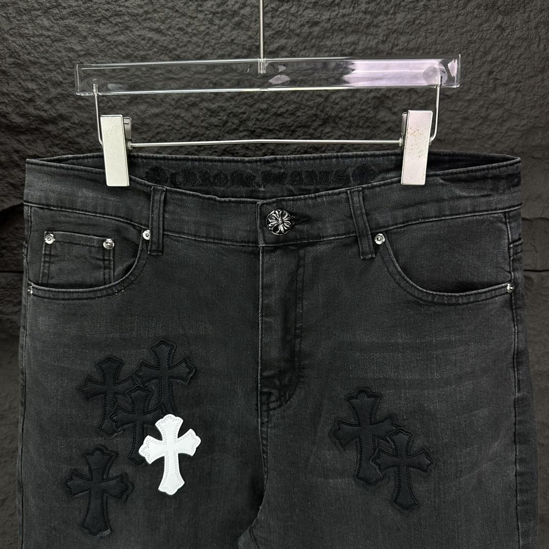 Chrome Hearts Straight Leg Jeans - PerfectKickZ