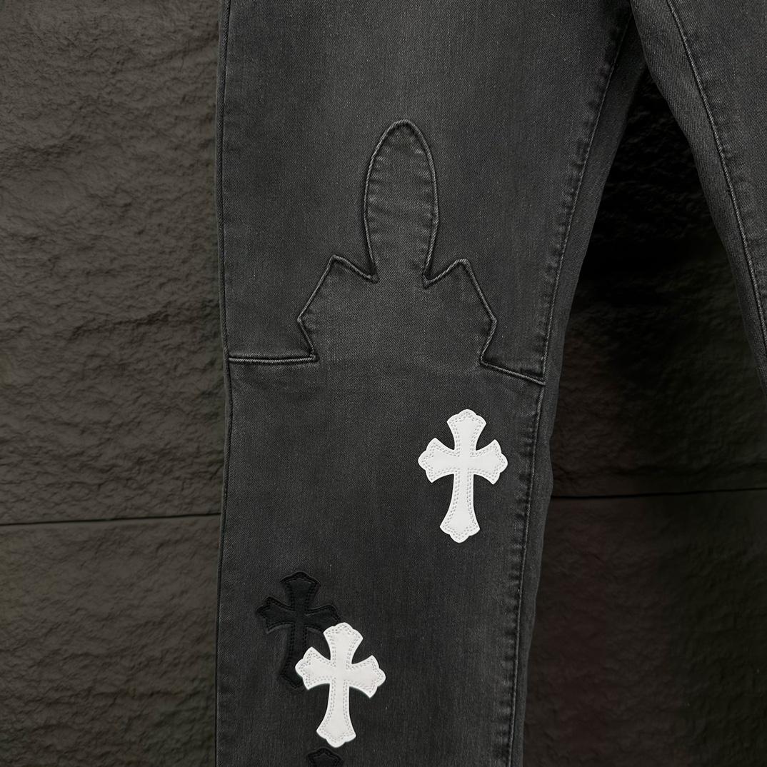 Chrome Hearts Straight Leg Jeans - PerfectKickZ
