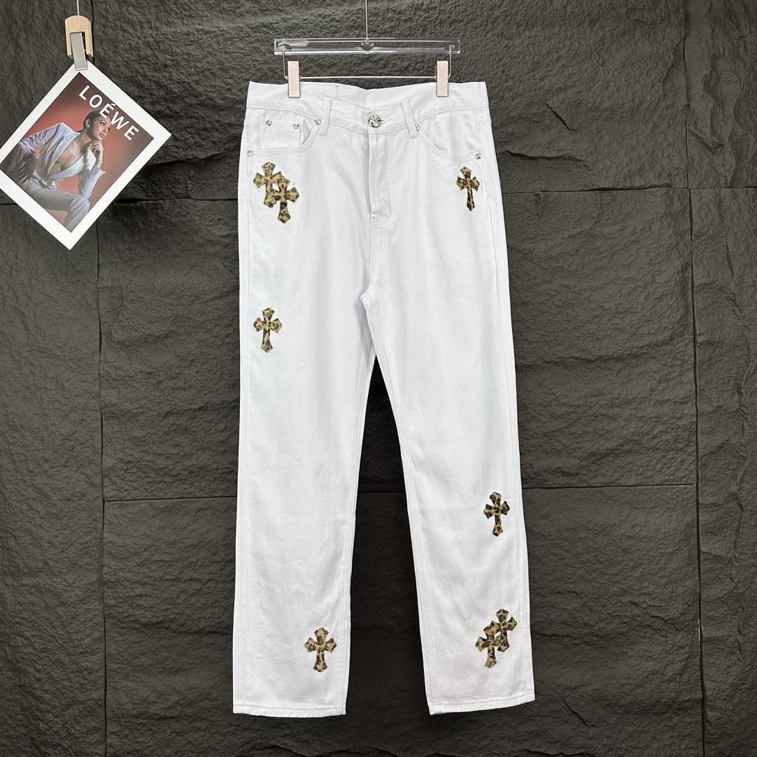 Chrome Hearts Straight Leg Jeans - PerfectKickZ