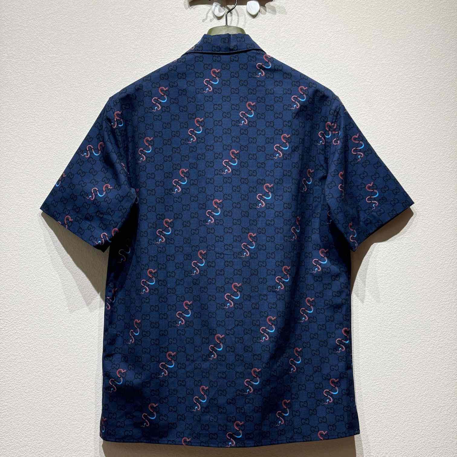 Gucci Printed Cotton Ripstop Shirt - PerfectKickZ