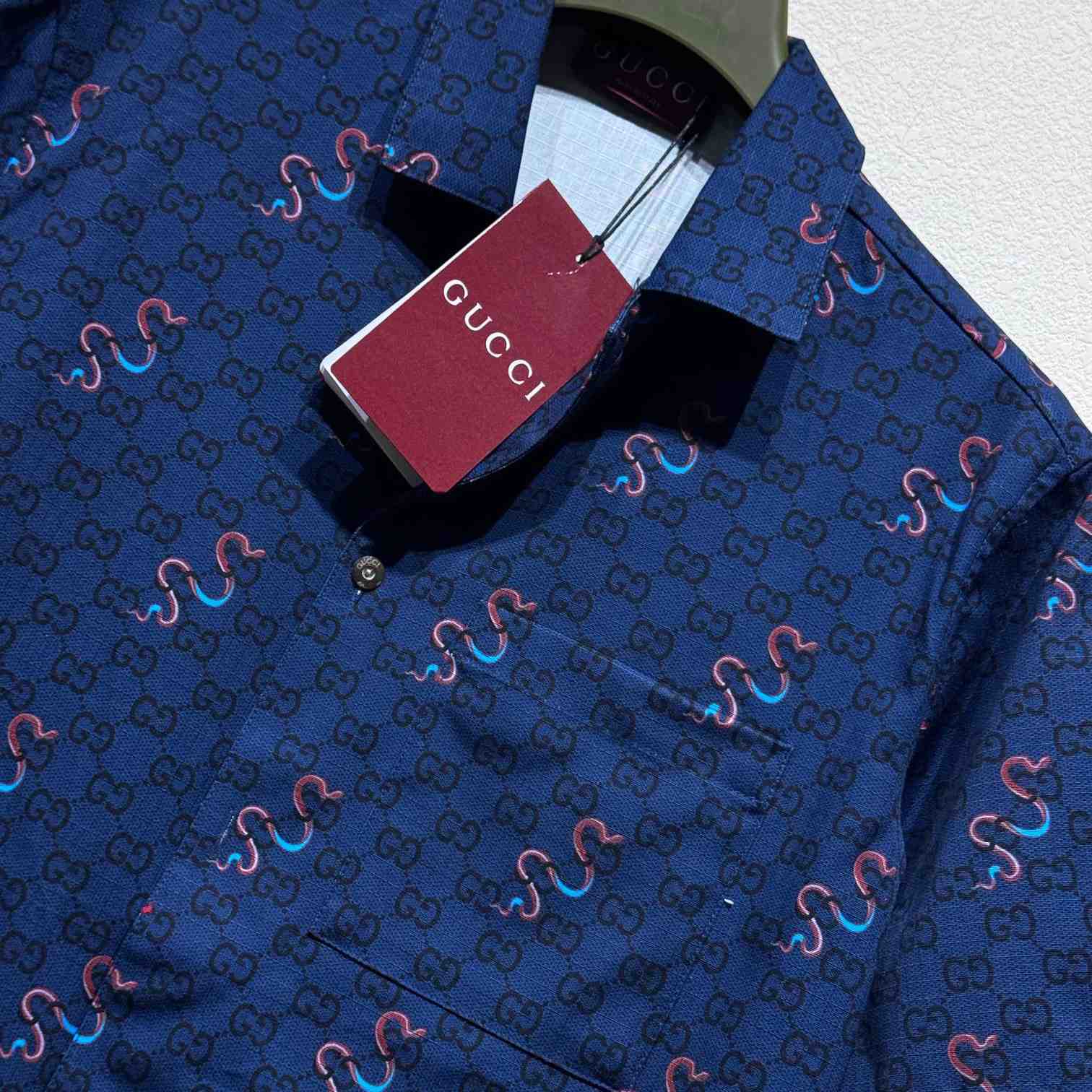 Gucci Printed Cotton Ripstop Shirt - PerfectKickZ