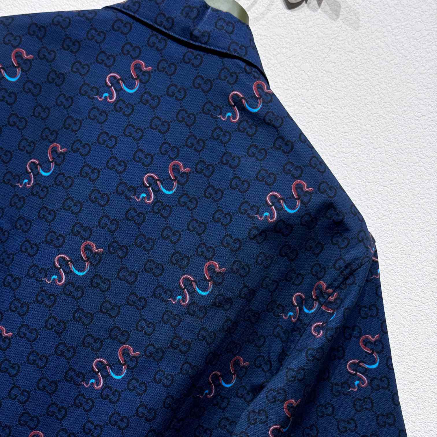 Gucci Printed Cotton Ripstop Shirt - PerfectKickZ