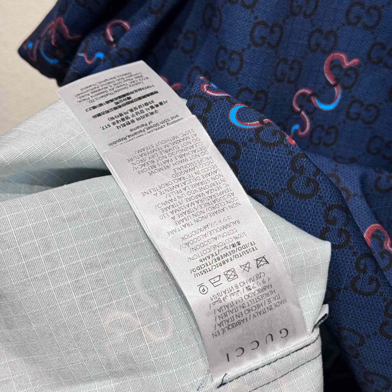 Gucci Printed Cotton Ripstop Shirt - PerfectKickZ