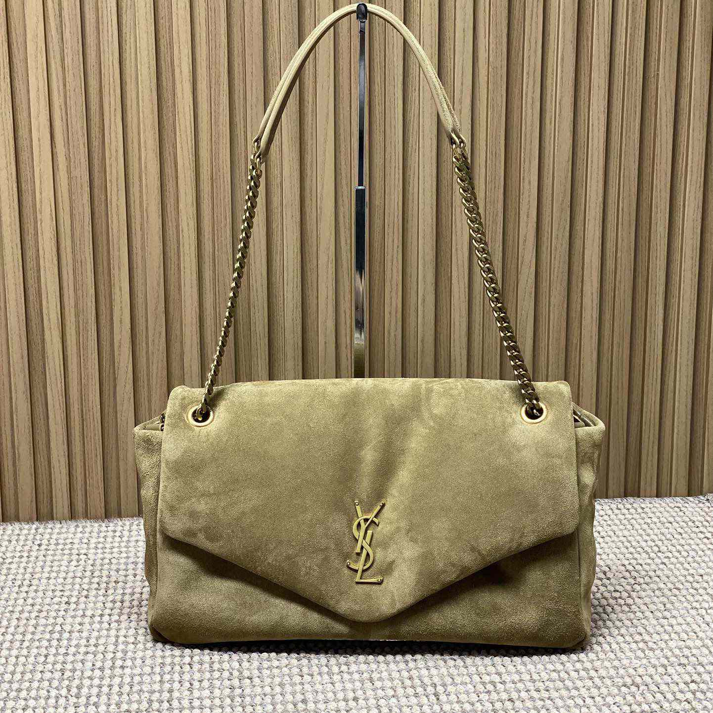 Saint Laurent Calypso Large In Lambskin  (36x20x10cm) - PerfectKickZ
