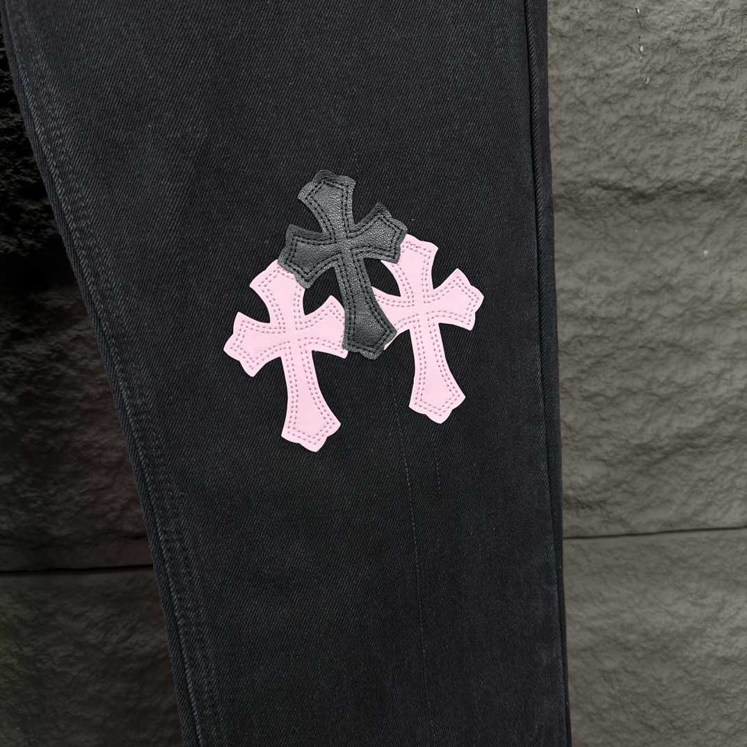 Chrome Hearts Straight Leg Jeans - PerfectKickZ