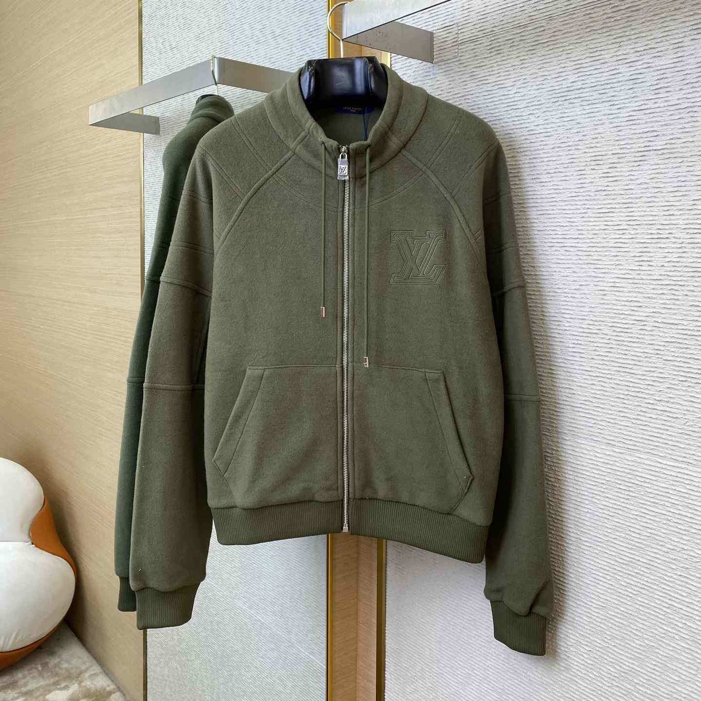 Louis Vuitton Quilted Textured Wool Blouson   1AGJXN - PerfectKickZ