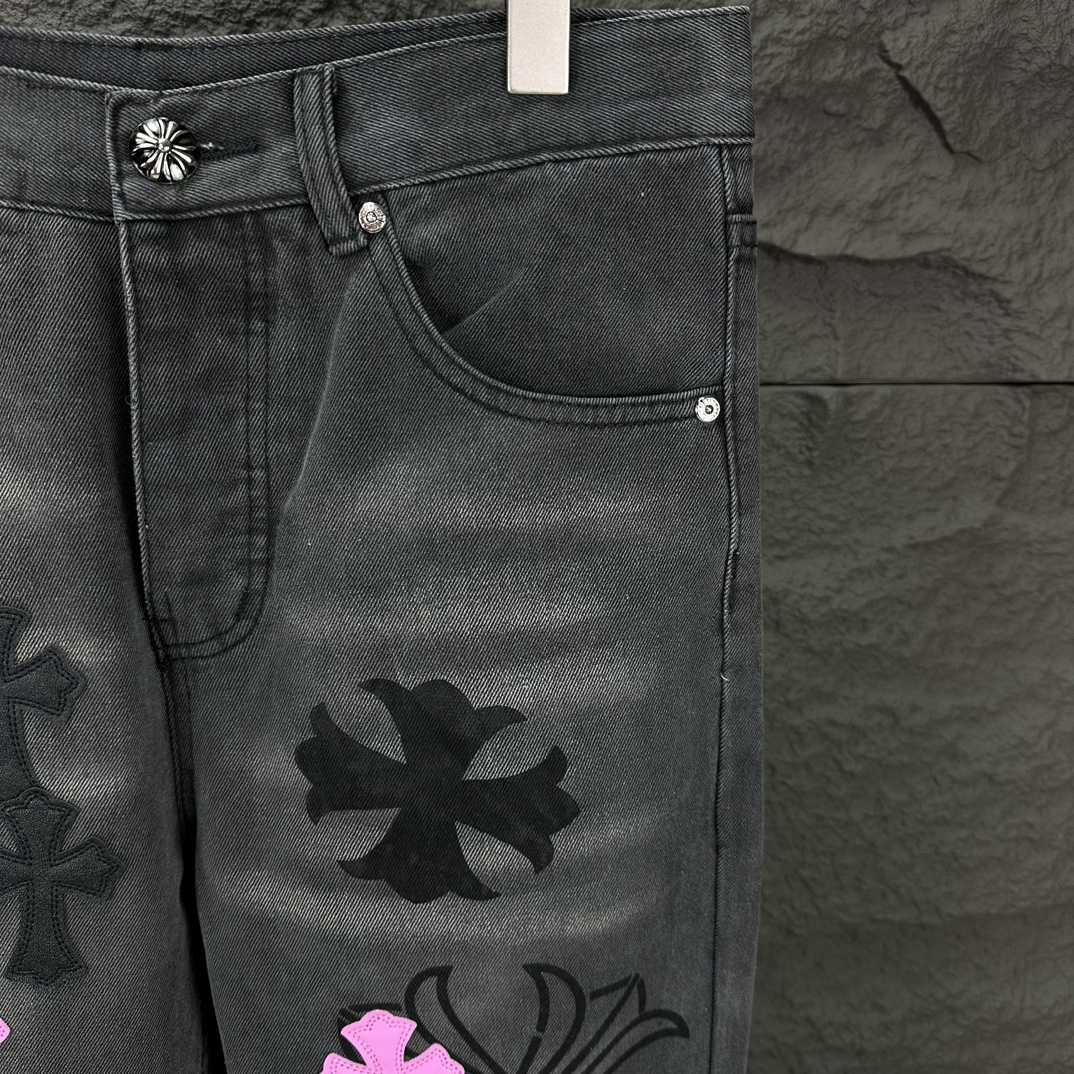 Chrome Hearts Straight Leg Jeans - PerfectKickZ