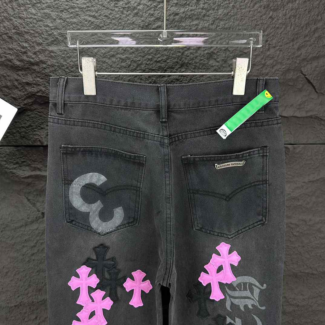 Chrome Hearts Straight Leg Jeans - PerfectKickZ
