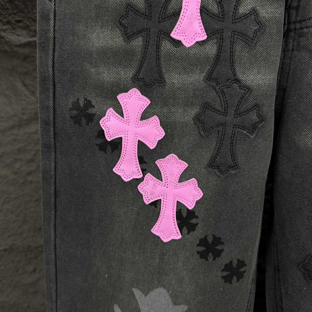 Chrome Hearts Straight Leg Jeans - PerfectKickZ