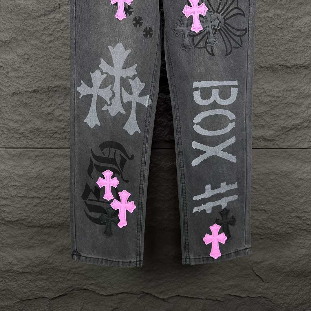 Chrome Hearts Straight Leg Jeans - PerfectKickZ
