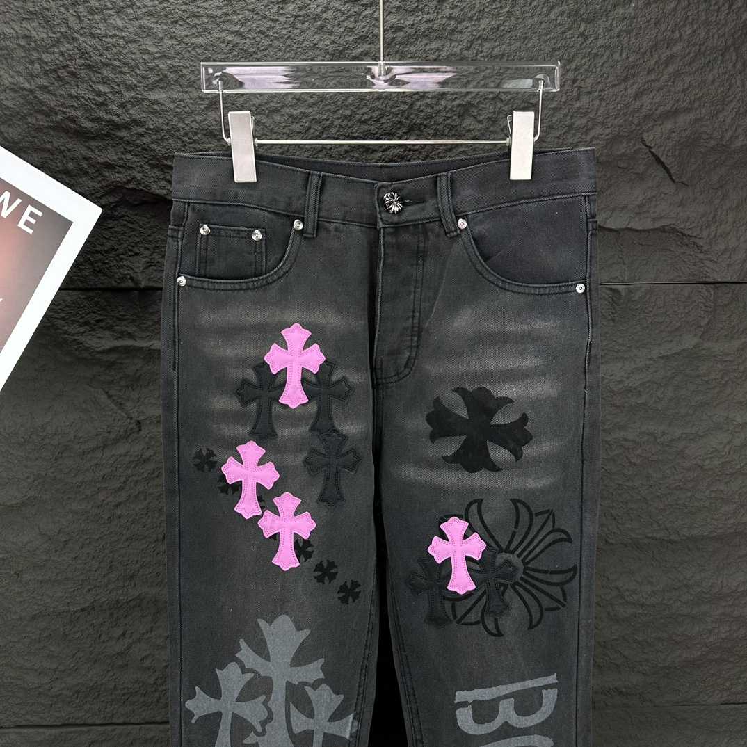 Chrome Hearts Straight Leg Jeans - PerfectKickZ