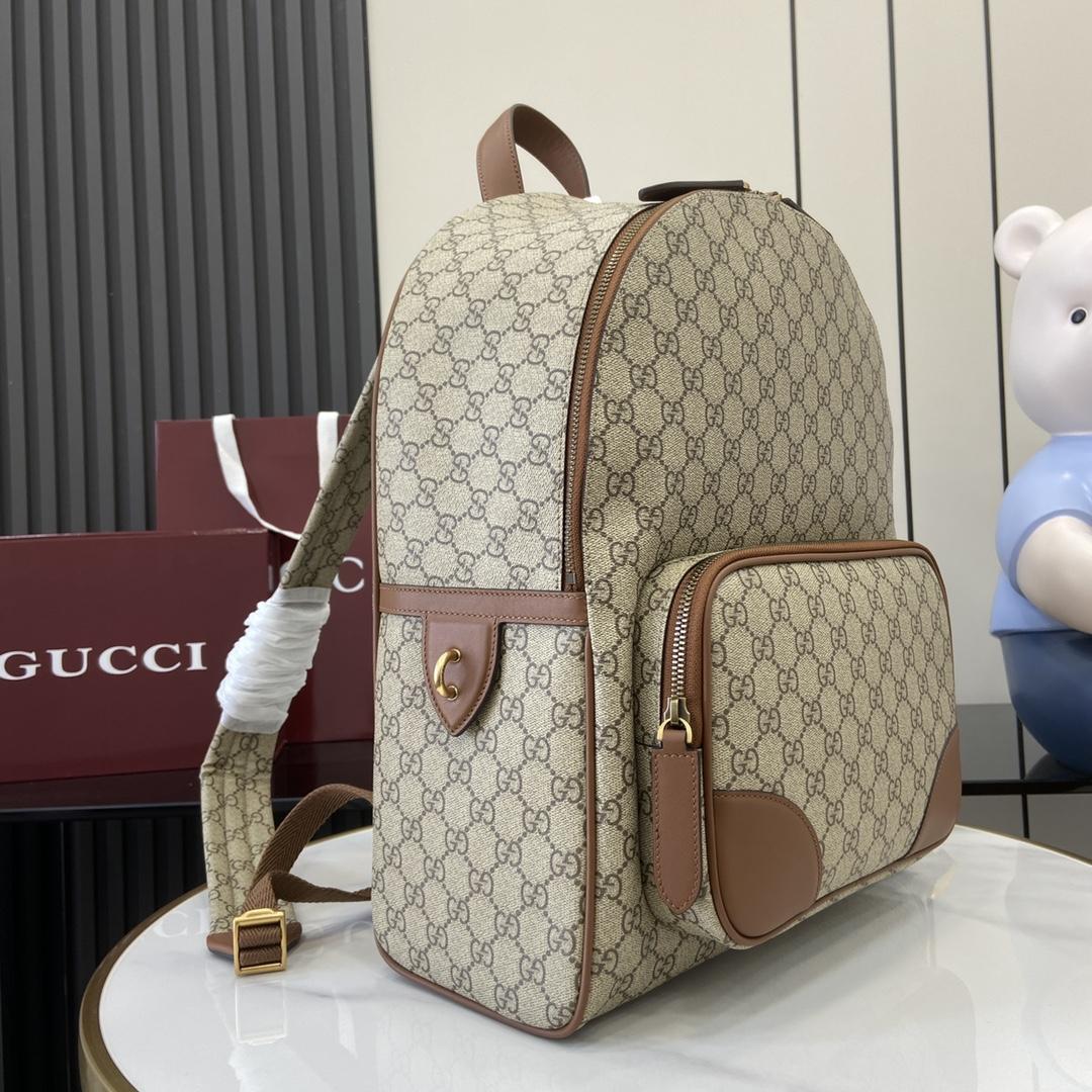 Gucci GG Emblem Medium Backpack  - 