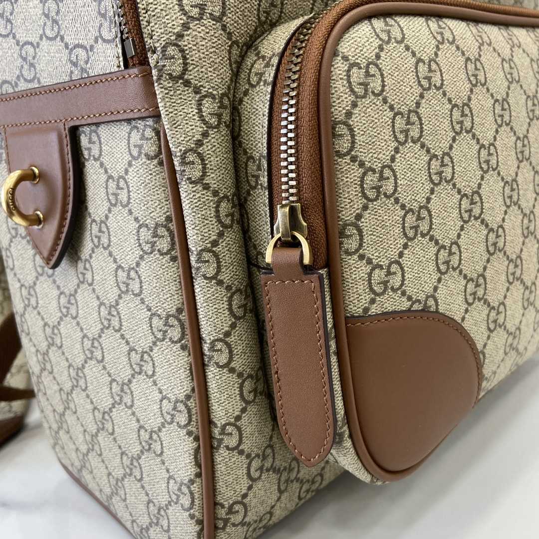 Gucci GG Emblem Medium Backpack  - 
