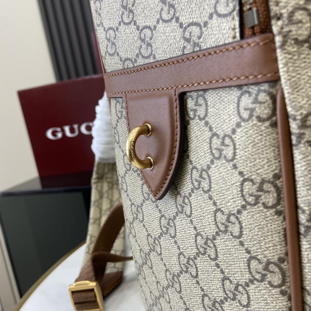 Gucci GG Emblem Medium Backpack  - 