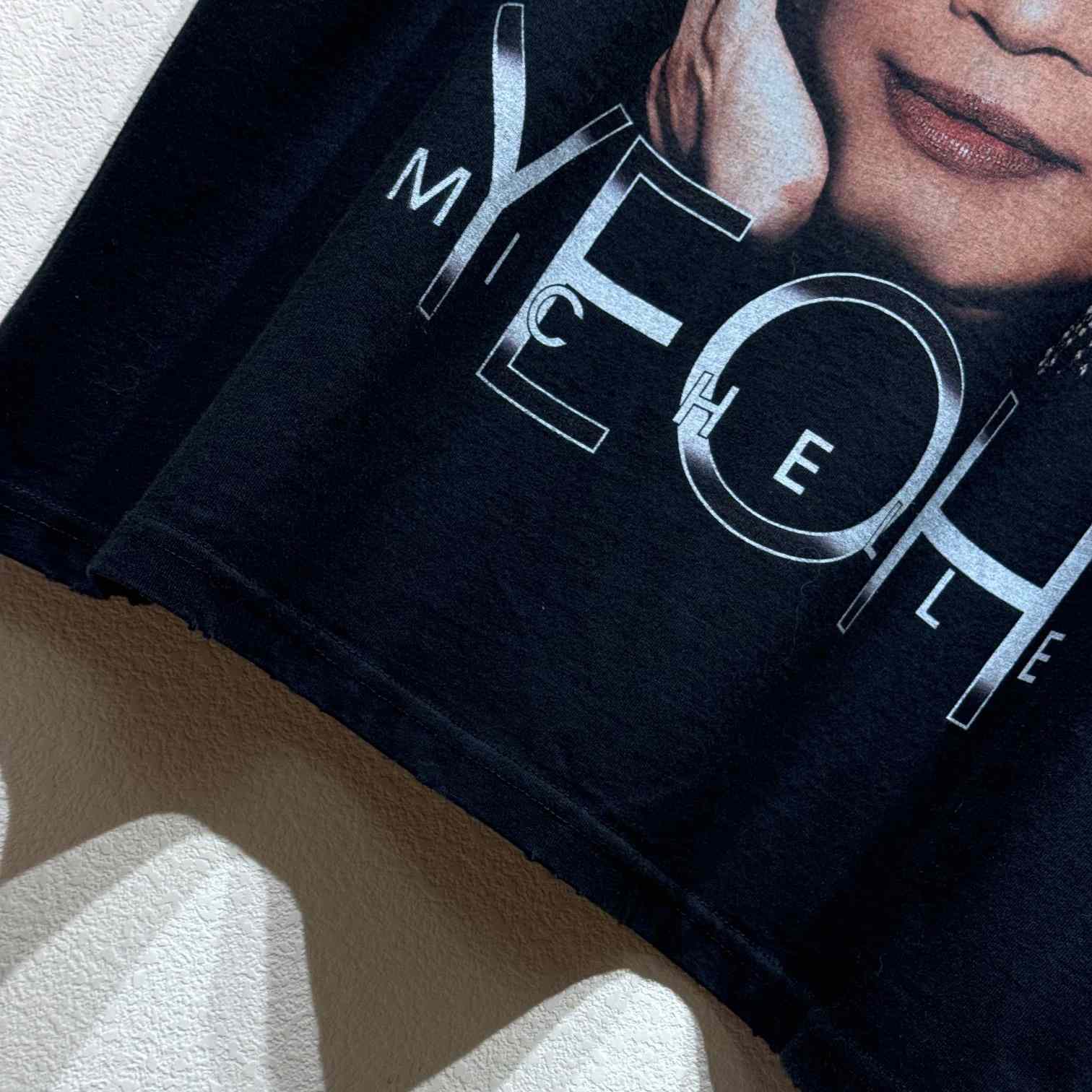 Balenciaga Michelle Boxy T-Shirt In faded Washed Black Dry Jersey - PerfectKickZ