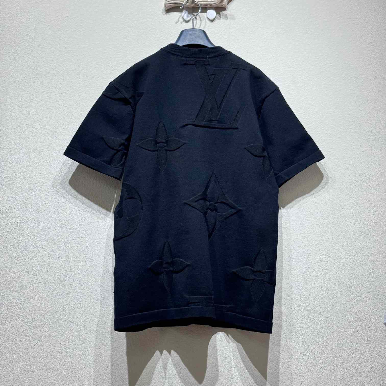 Louis Vuitton Monogram Short-Sleeved Cotton Crewneck    - PerfectKickZ