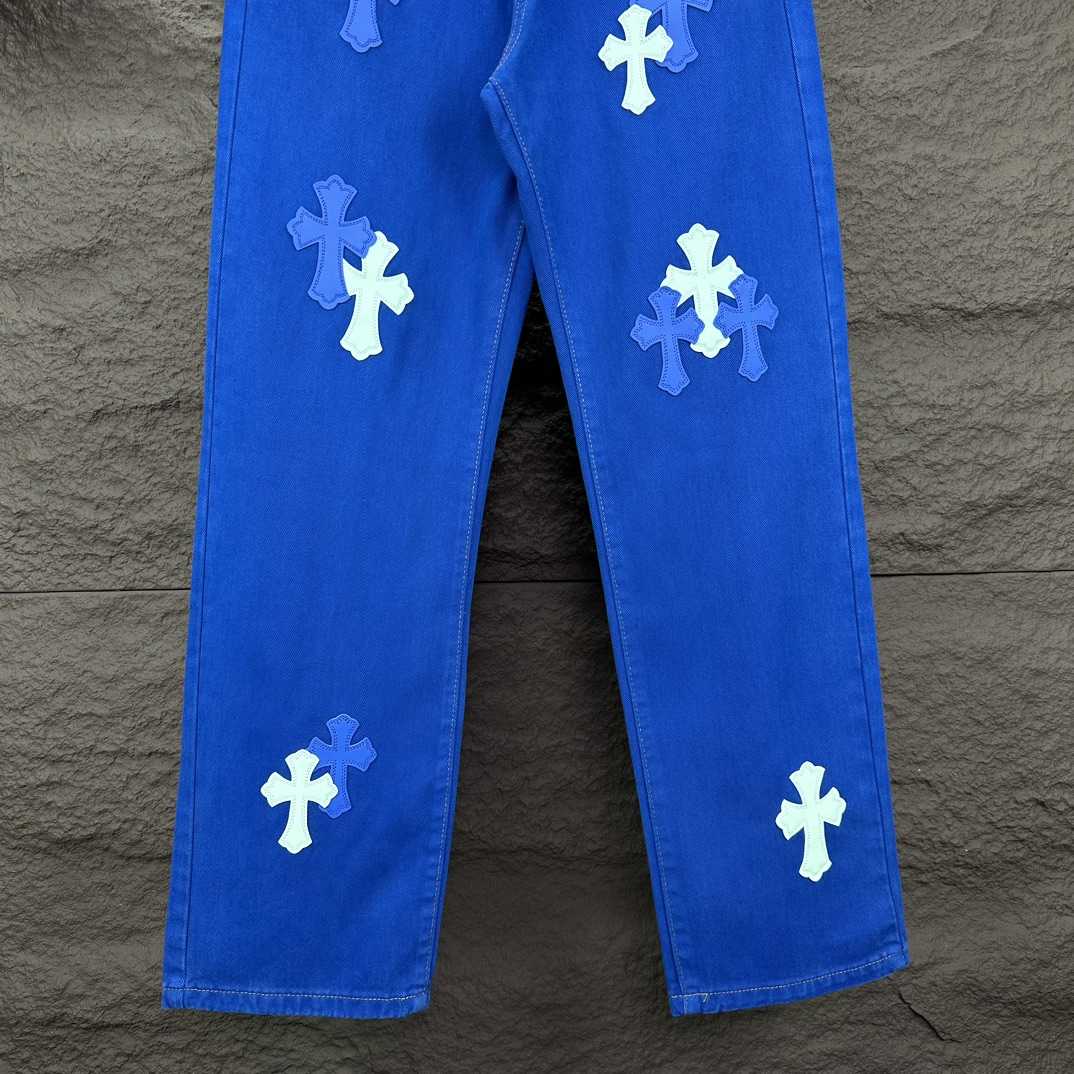 Chrome Hearts Straight Leg Jeans - PerfectKickZ