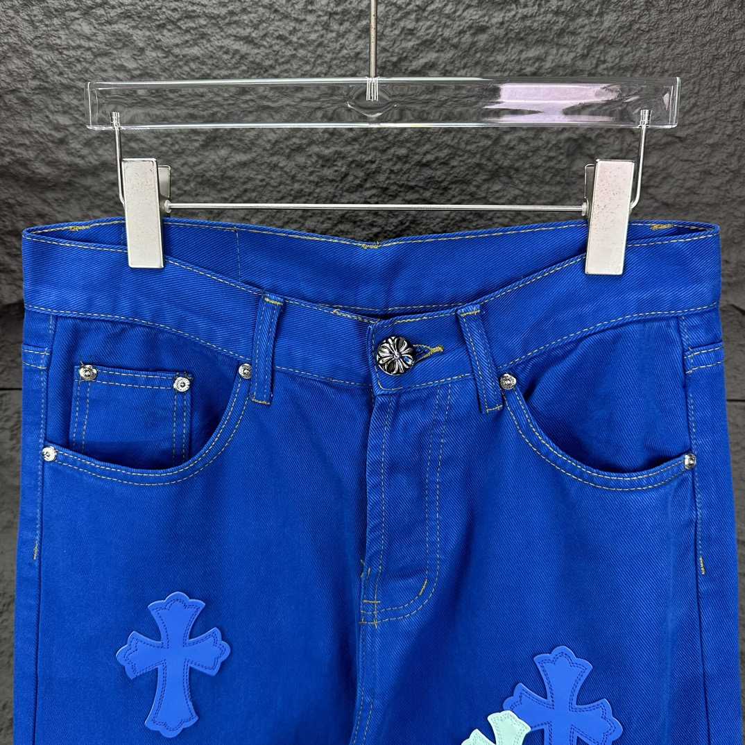 Chrome Hearts Straight Leg Jeans - PerfectKickZ