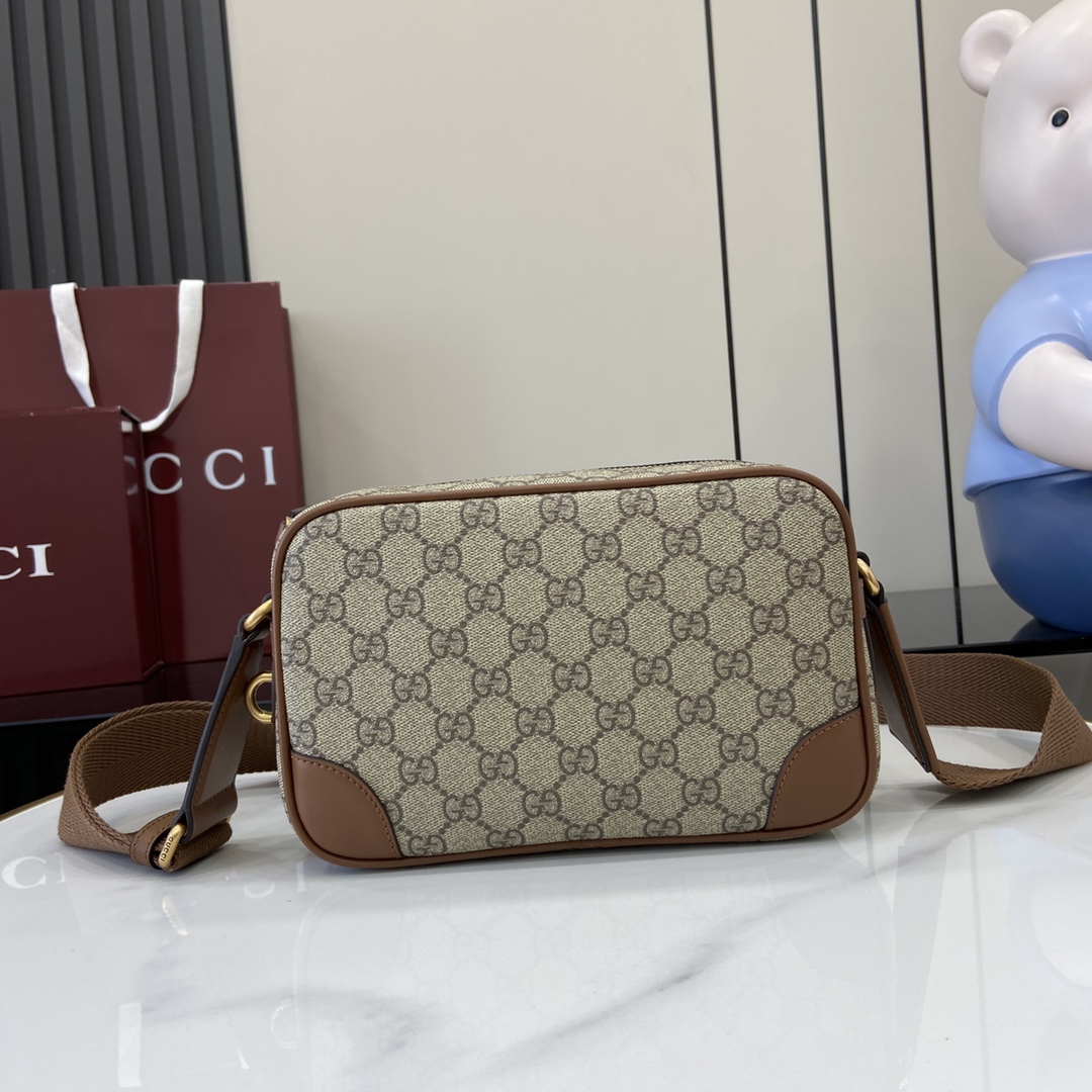 Gucci GG Emblem Embossed Super Mini Bag - PerfectKickZ