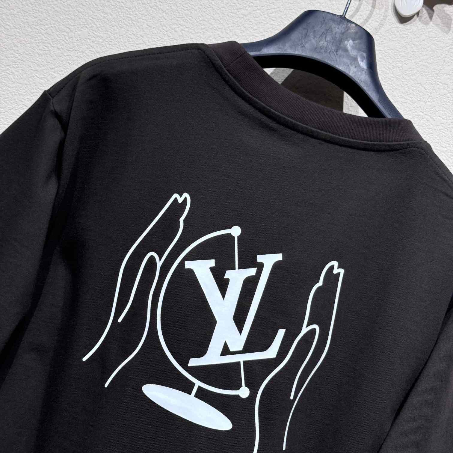 Louis Vuitton Washed Printed Cotton T-Shirt   1AHCLD - PerfectKickZ