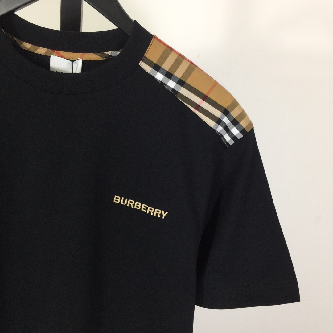 Burberry Check Cotton T-shirt - 