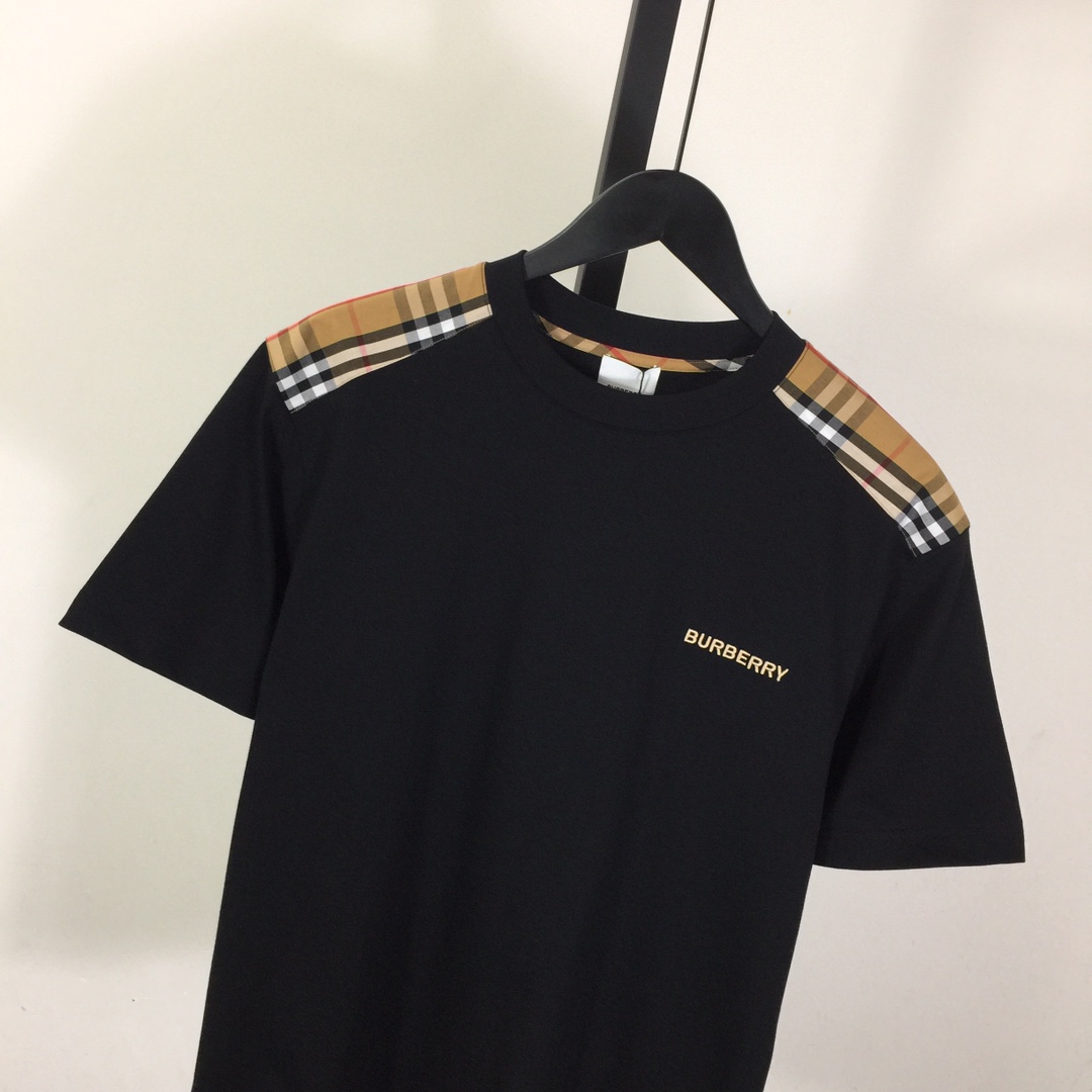 Burberry Check Cotton T-shirt - 