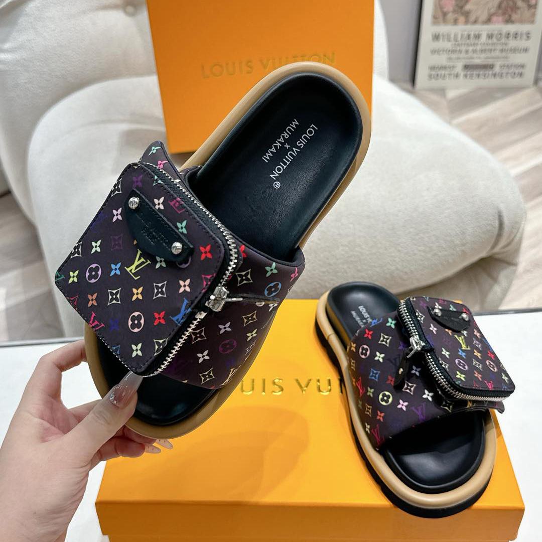 Louis Vuitton LV x TM Pool Pillow Flat Comfort Mule    - PerfectKickZ