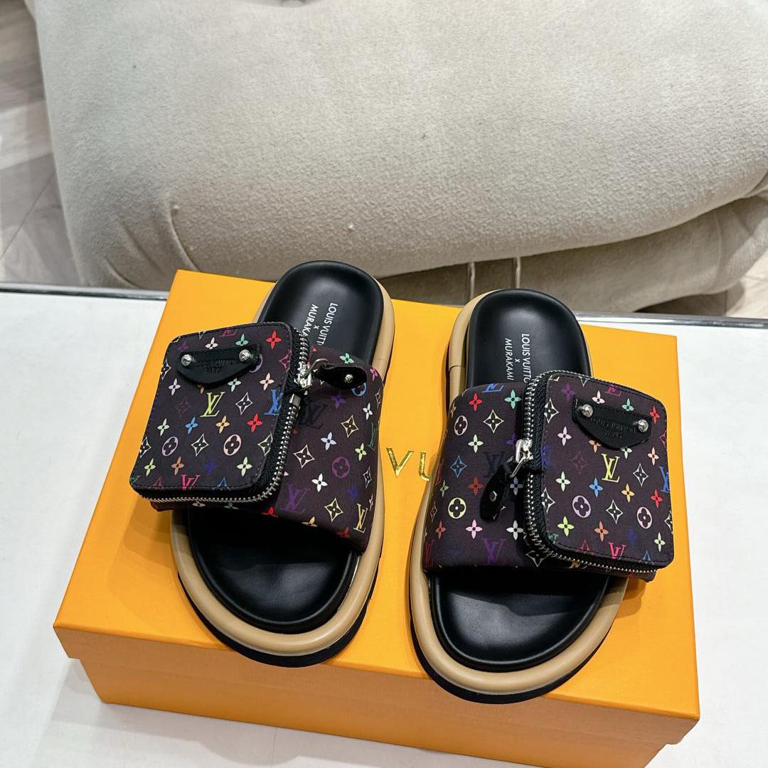 Louis Vuitton LV x TM Pool Pillow Flat Comfort Mule    - PerfectKickZ