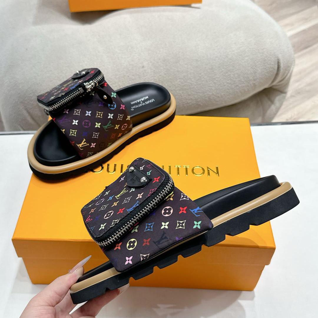 Louis Vuitton LV x TM Pool Pillow Flat Comfort Mule    - PerfectKickZ