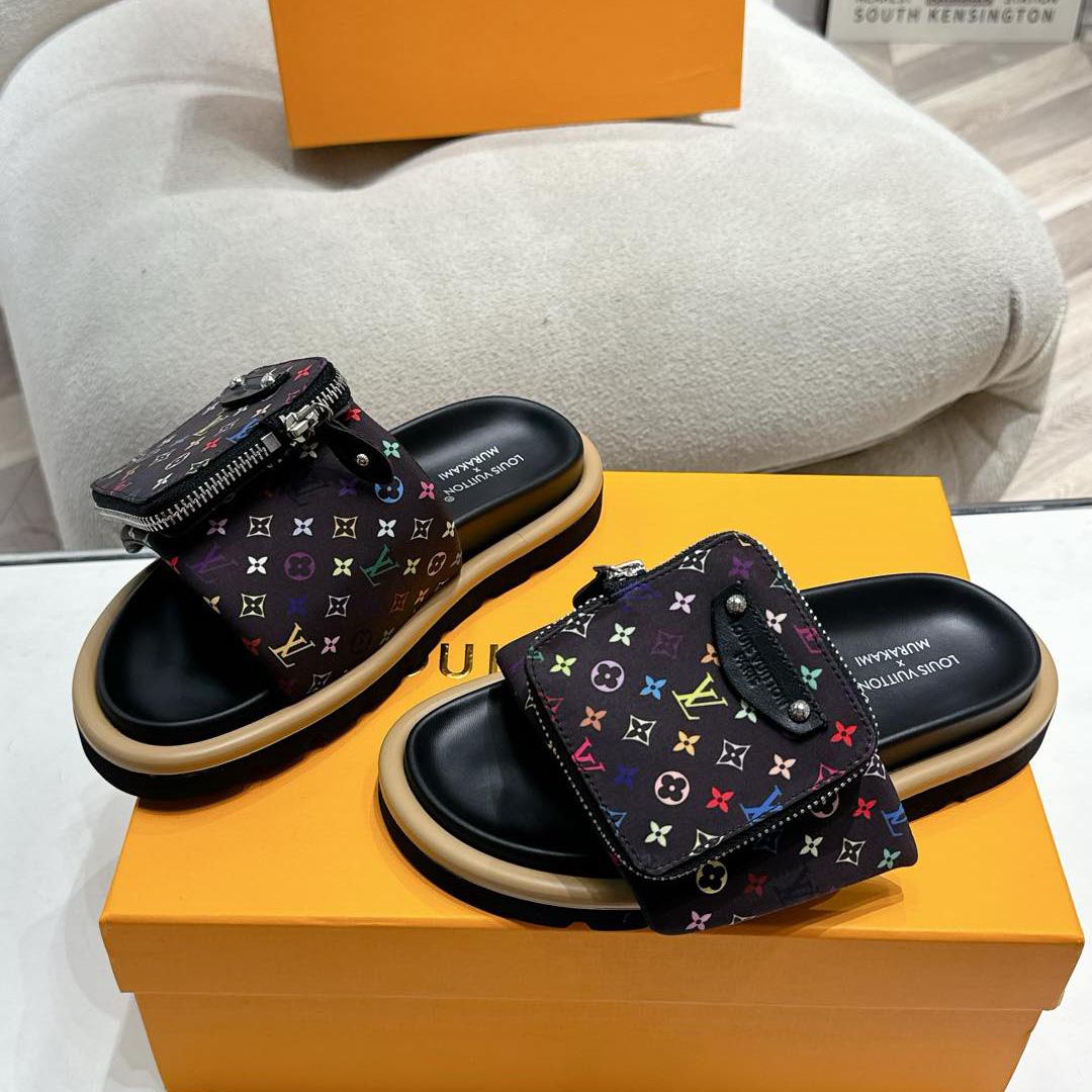 Louis Vuitton LV x TM Pool Pillow Flat Comfort Mule    - PerfectKickZ