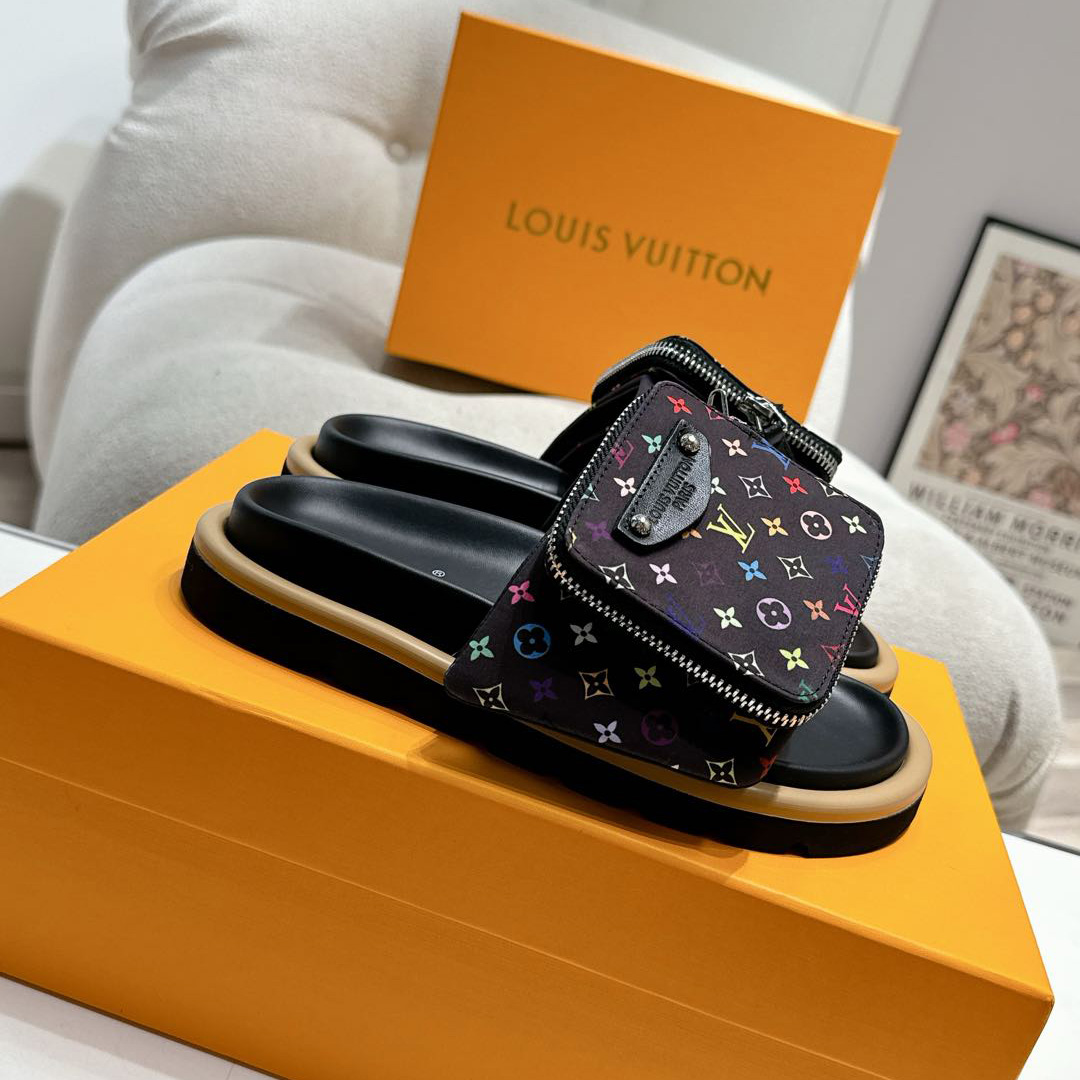 Louis Vuitton LV x TM Pool Pillow Flat Comfort Mule    - PerfectKickZ