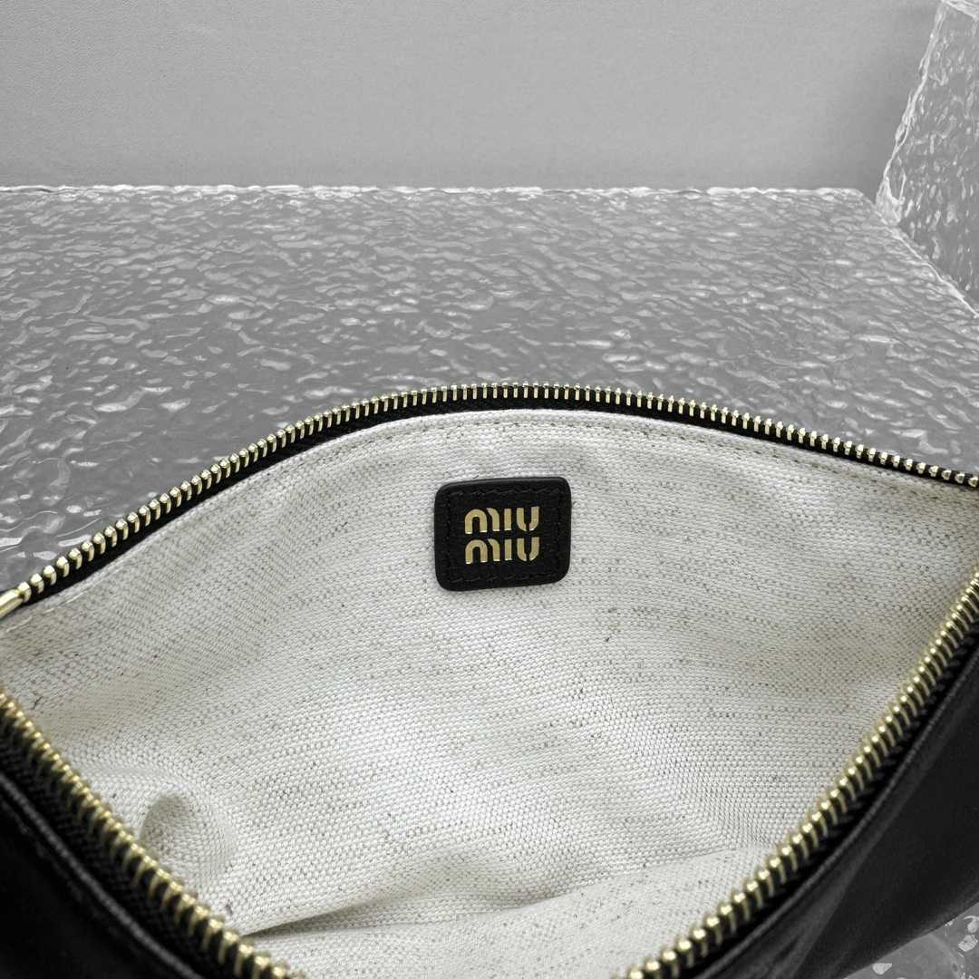 Miu Miu Nappa Leather Mini Pouch - PerfectKickZ