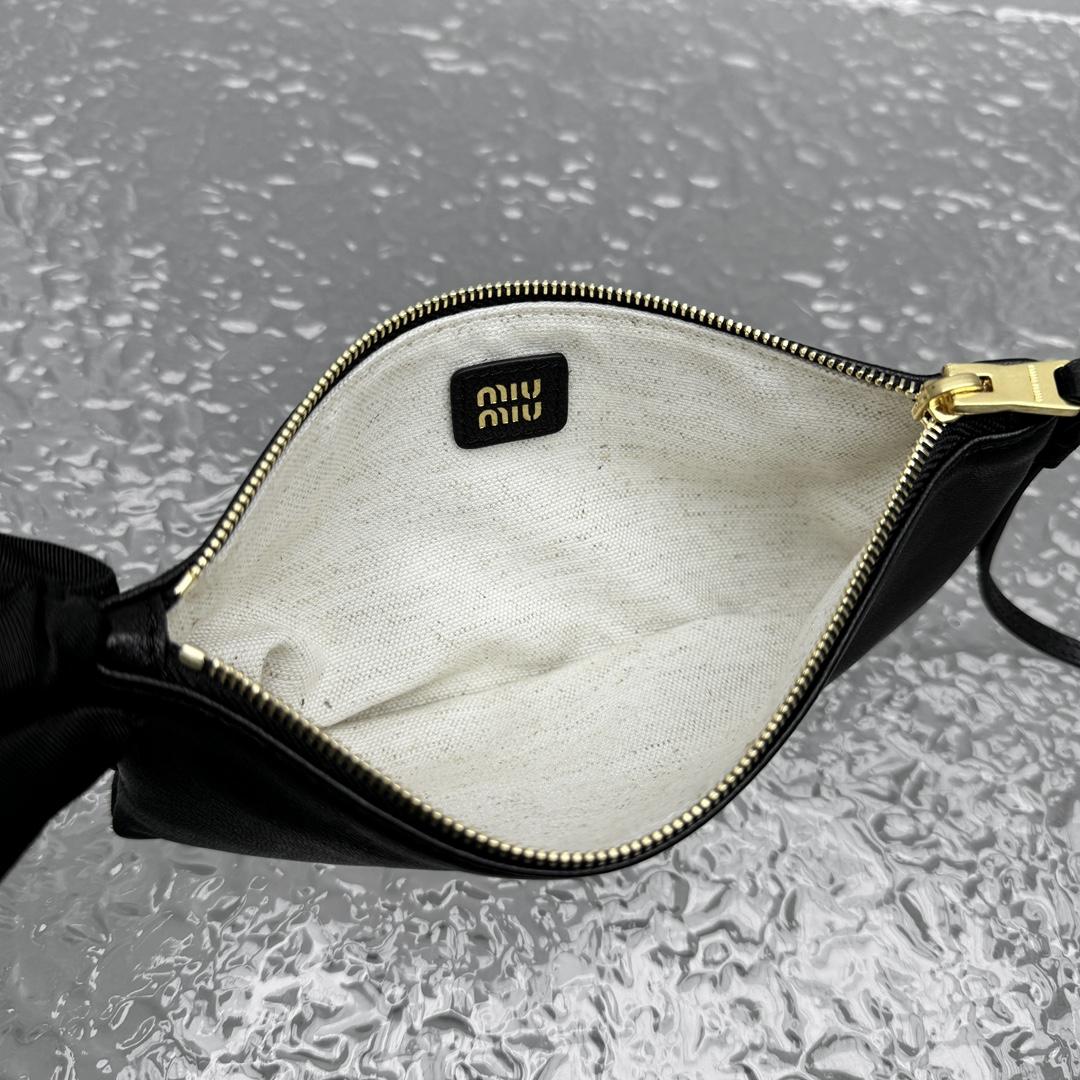 Miu Miu Nappa Leather Mini Pouch - PerfectKickZ