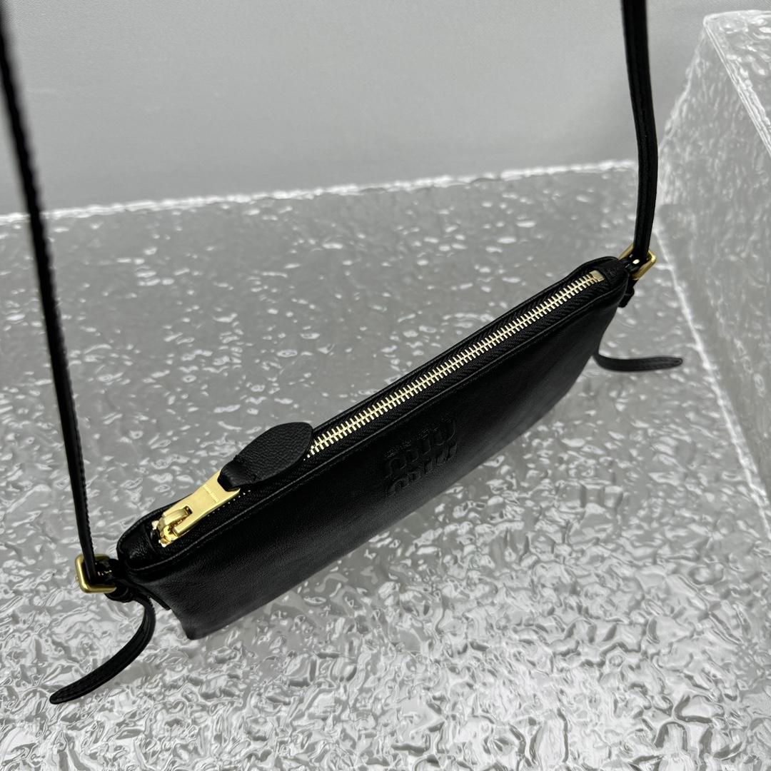 Miu Miu Nappa Leather Mini Pouch - PerfectKickZ