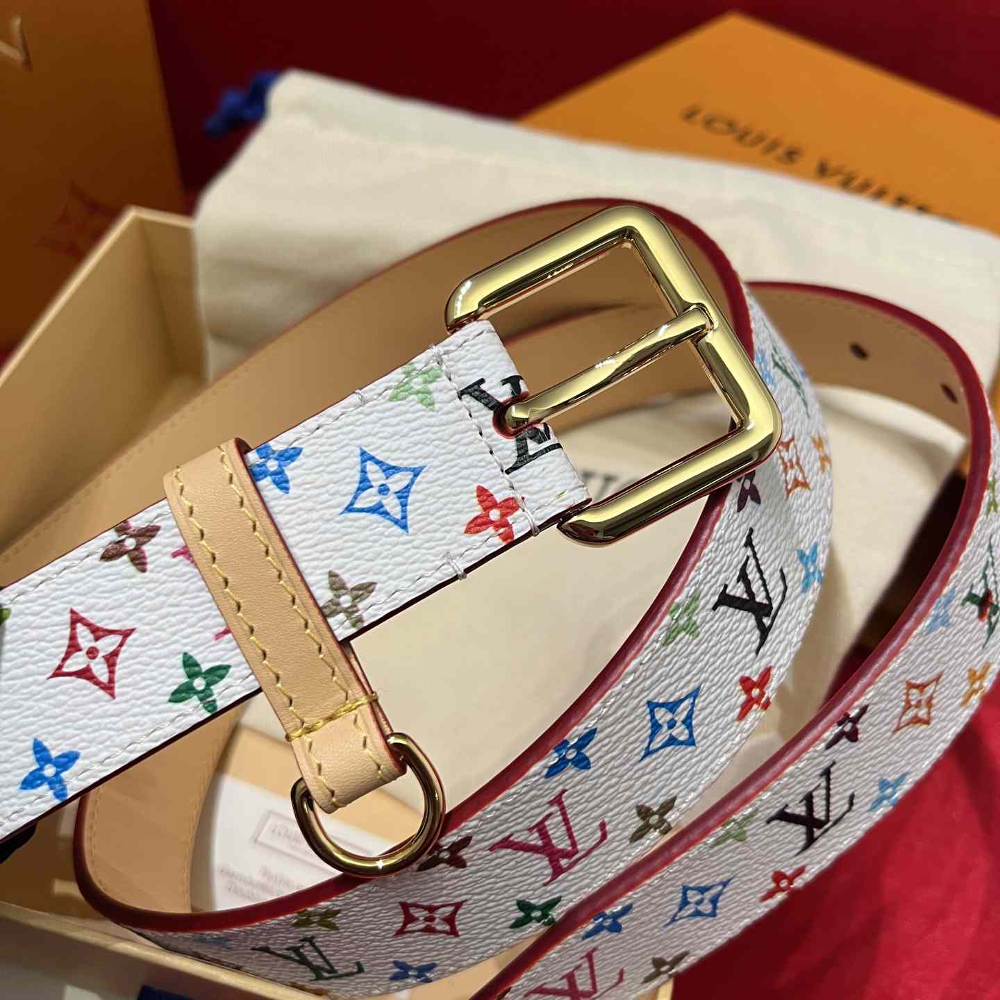 Louis Vuitton LV x TM LV D-Ring 30mm Belt   M8981W - PerfectKickZ