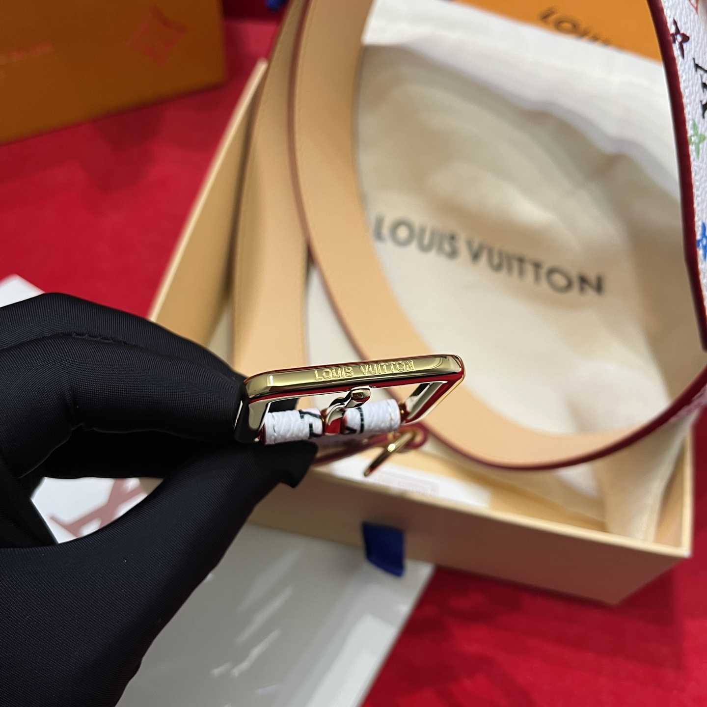 Louis Vuitton LV x TM LV D-Ring 30mm Belt   M8981W - PerfectKickZ