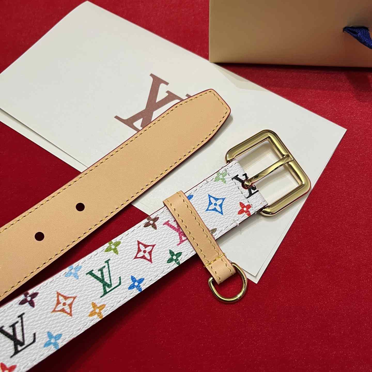 Louis Vuitton LV x TM LV D-Ring 30mm Belt   M8981W - PerfectKickZ