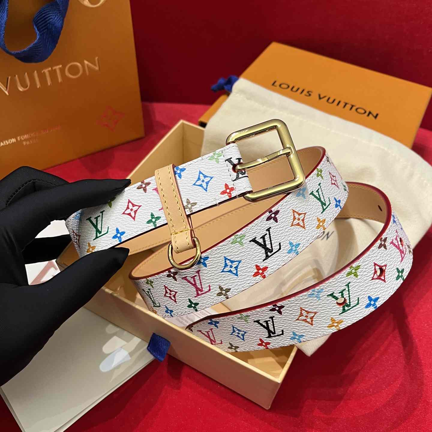 Louis Vuitton LV x TM LV D-Ring 30mm Belt   M8981W - PerfectKickZ
